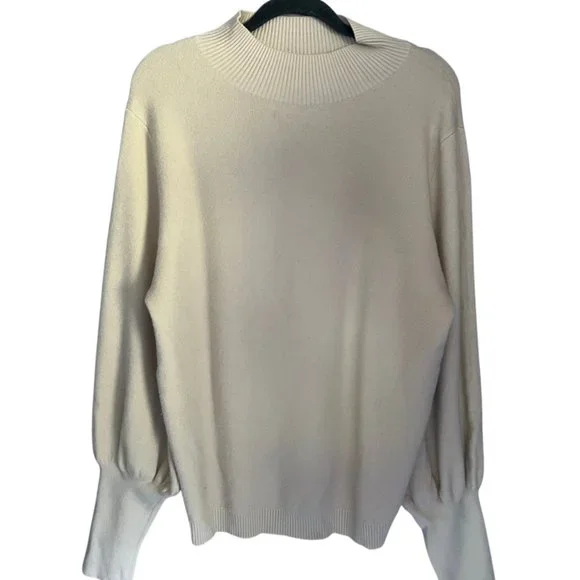 Fashion Nova Cream Sweater, Size XL - Picture 6 of 10